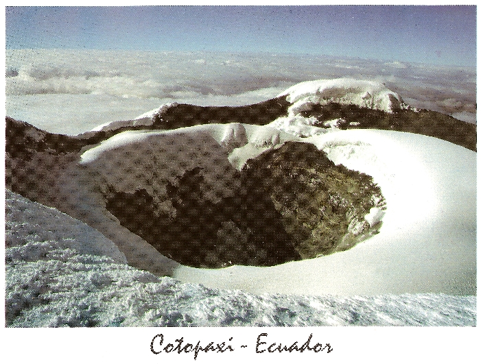 Volcano Crater Cotopaxi